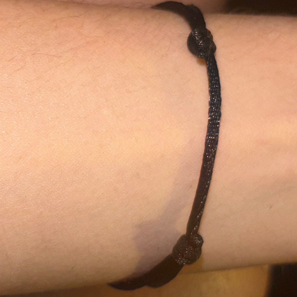 LV Silver Lockit Cord Bracelet (unisex women’s mens) - Picture 7 of 8